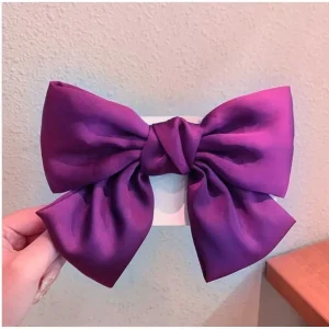 Bow Hair Clip Satin