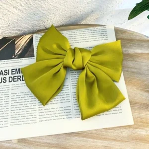 Bow Hair Clip Satin