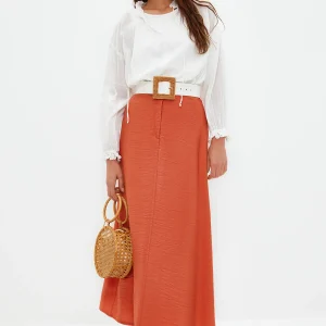 Linen Look Skirt