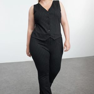 Striped Flare Pants